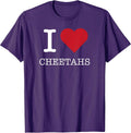 I Heart Cheetahs I Love Cheetahs Apparel Comfort Fit Best Seller Look