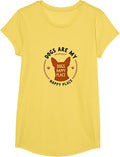 Dogs are My Happy Place Pet Lover Quote Apparel | High Search Volume | Perfect Gift Choice