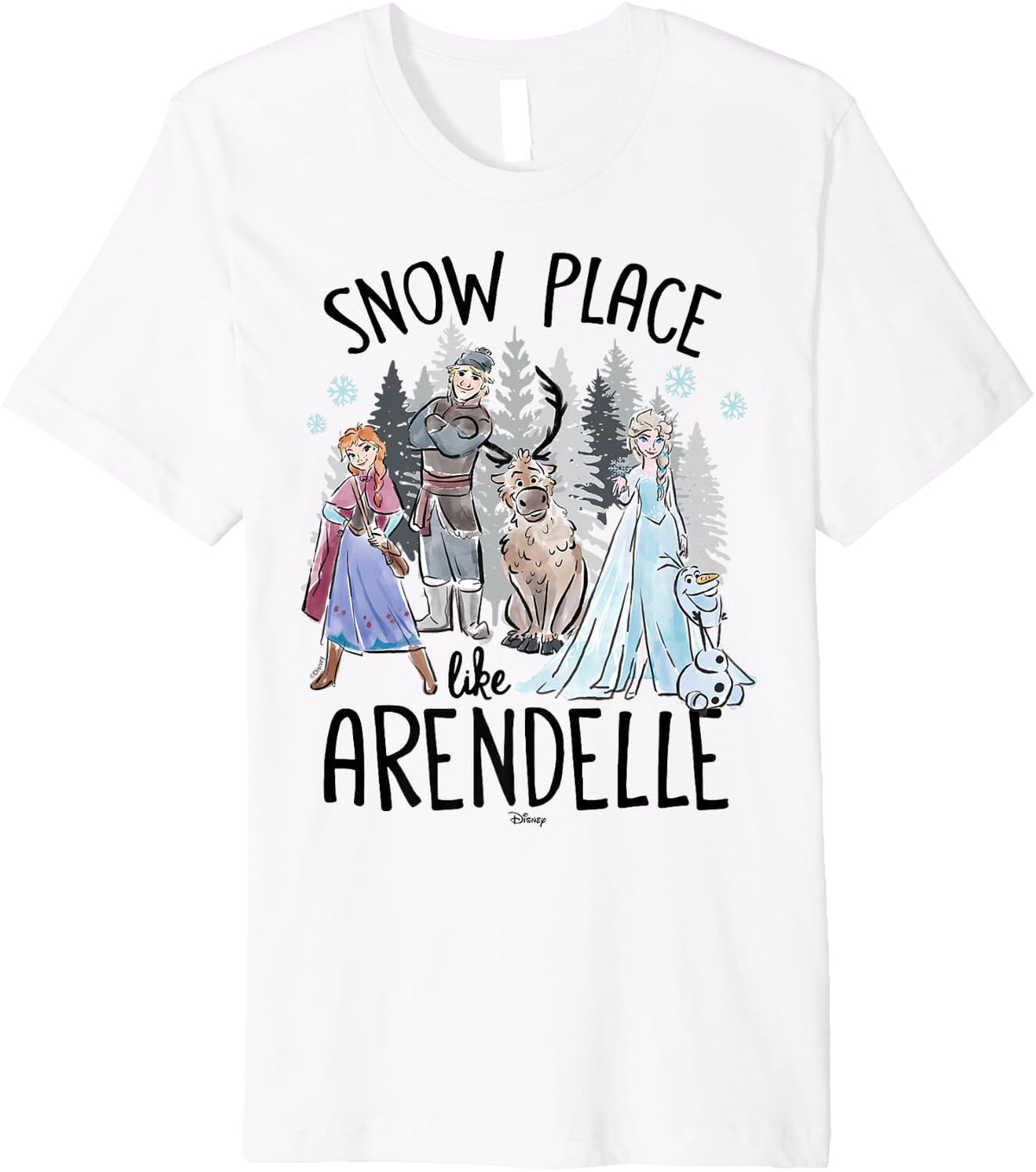 Frozen - Elsa Anna Olaf Kristoff Snow Place Like Arendelle Premium Apparel | Premium Quality | High CTR Boost