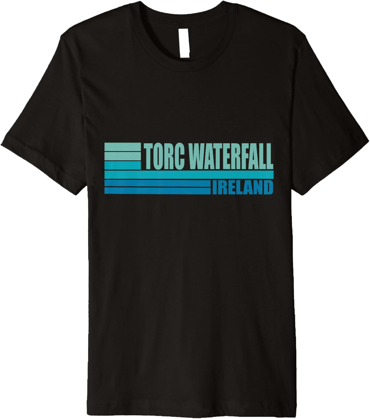Blue Retro Vintage Torc Waterfall Tourist Places Ireland UK Premium Apparel | US Viral Pick | Top Rated Comfort