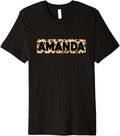 Funny Amanda Leopard Print Personalized Name Amanda Premium Apparel High Search Demand Best Seller Look
