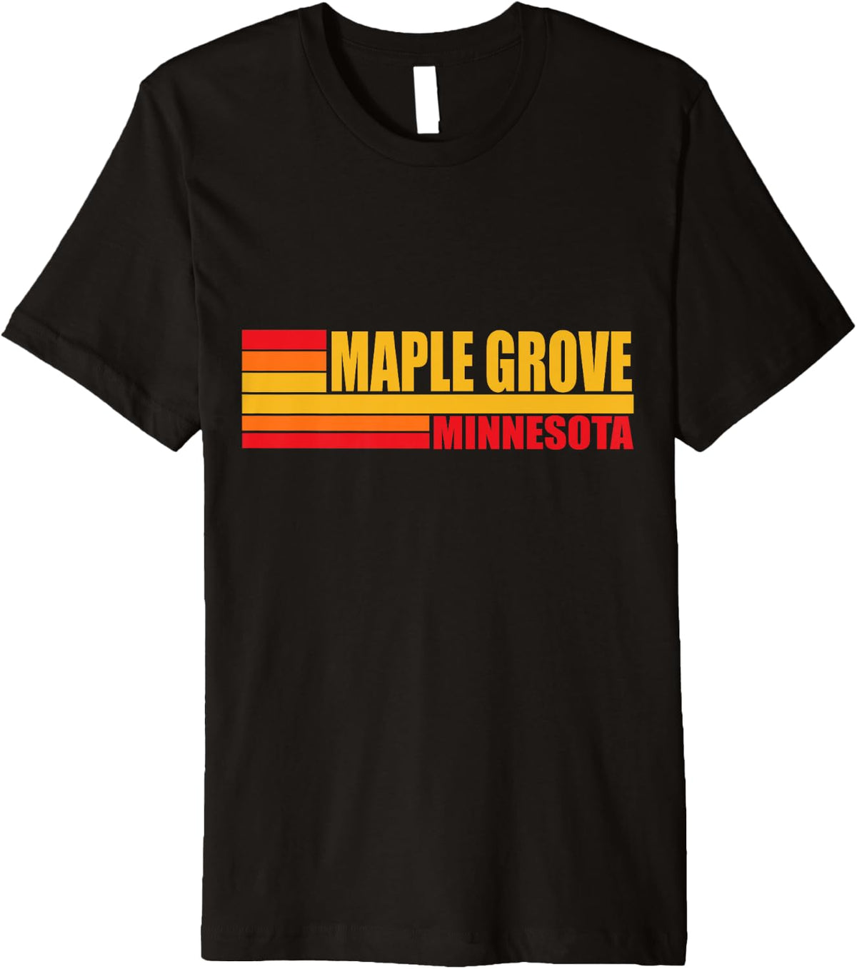 Red Retro Vintage Maple Grove Fun Real Place in Minnesota MN Premium Apparel | Trending 2025 | Top Rated Comfort