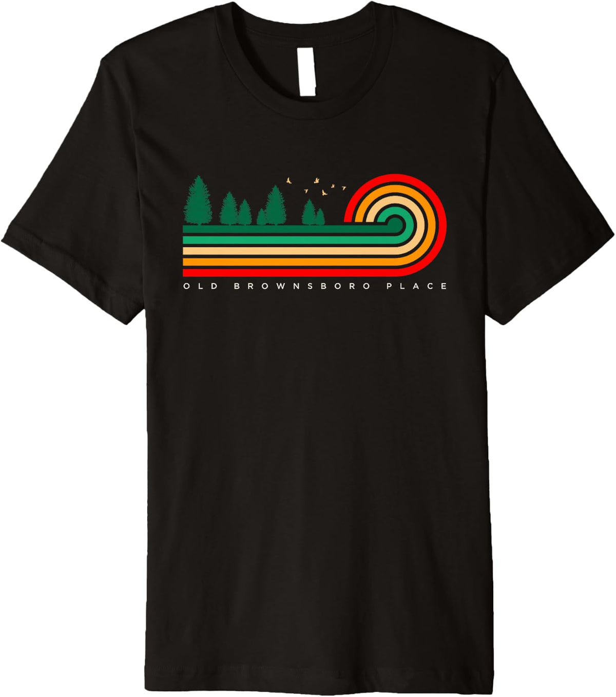 Evergreen Vintage Stripes Old Brownsboro Place, Kentucky Premium Apparel | Bestseller Style | Customer Favorite