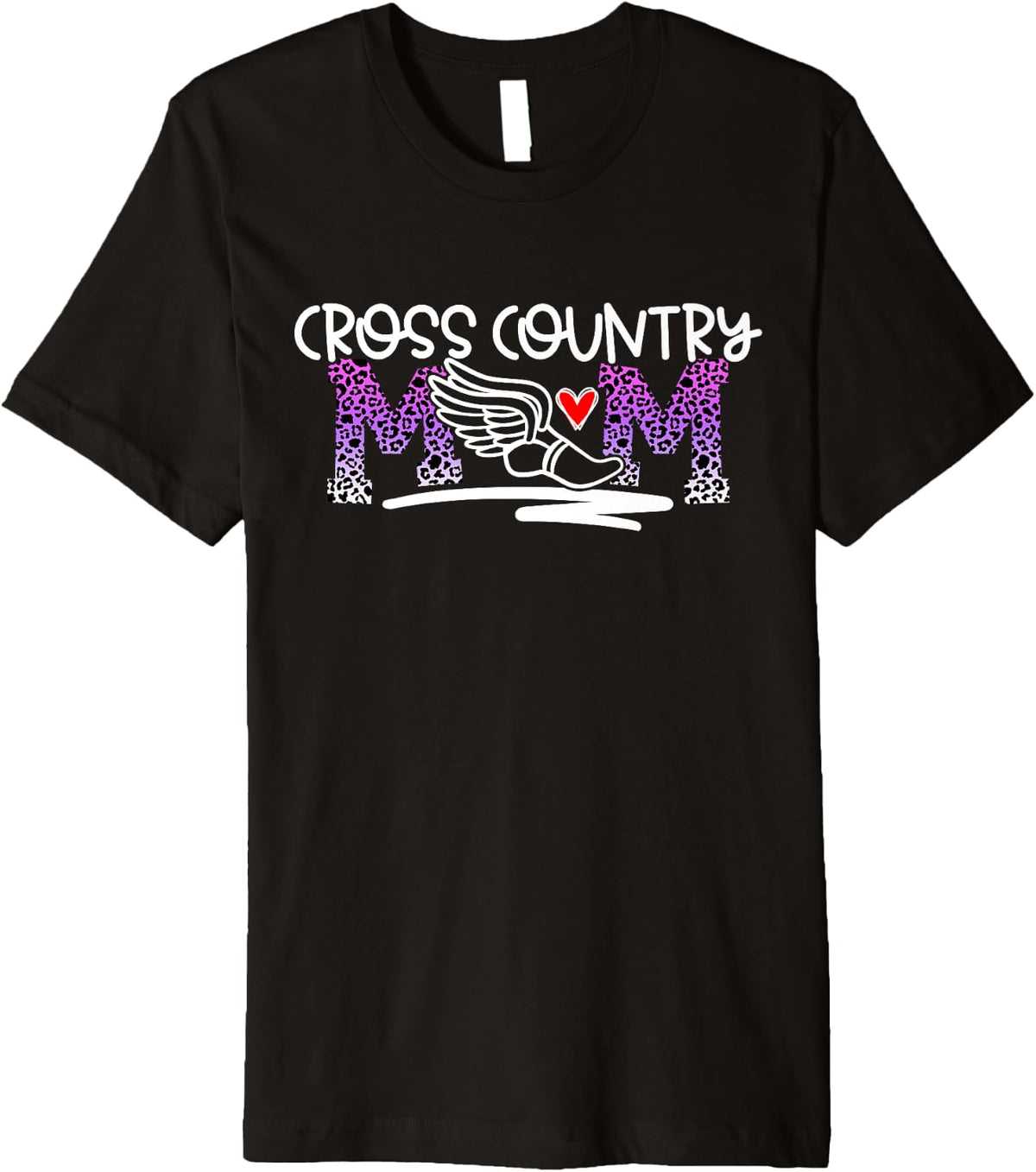 Cross Country Mom for Women Cheetah Print Design Premium Apparel Streetwear Style Best Seller Look