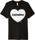 Distressed Heart Michael Salvatore Prospect Baseball Fan Premium Apparel | Trending 2025