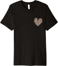 Cheetah Leopard Heart girls animal cool Print Premium Apparel Comfort Fit Best Seller Look