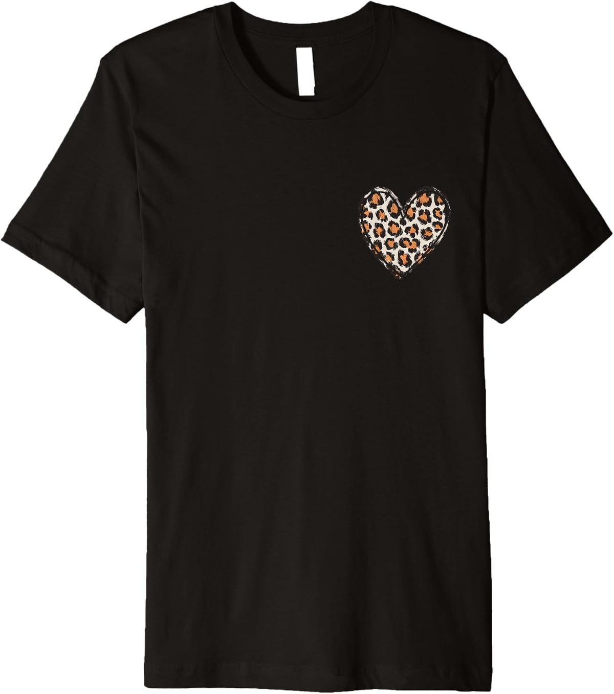 Cheetah Leopard Heart girls animal cool Print Premium Apparel Comfort Fit Best Seller Look