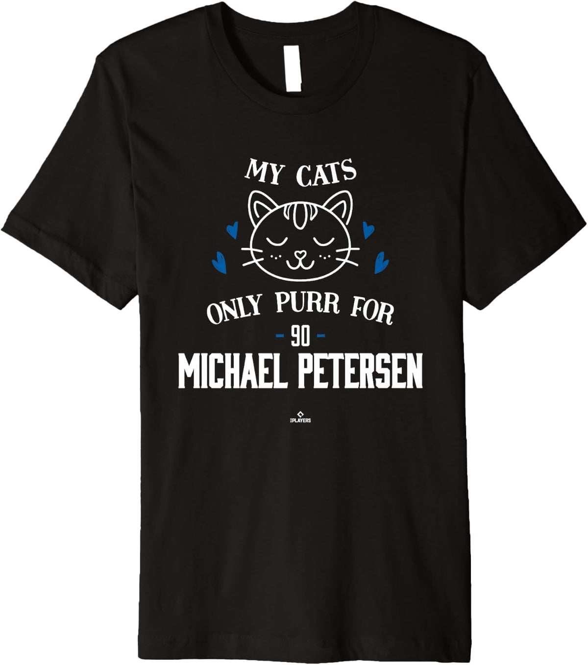 Cat Lovers for Michael Petersen Los Angeles Baseball MLBPA Premium Apparel | Premium Quality
