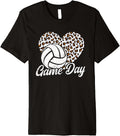Game Day Volleyball Leopard Cheetah Print Funny Beach Sports Premium Apparel Premium Print Fan Favorite
