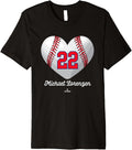 Baseball Heart Number Michael Lorenzen Philadelphia MLBPA Premium Apparel | Trending 2025