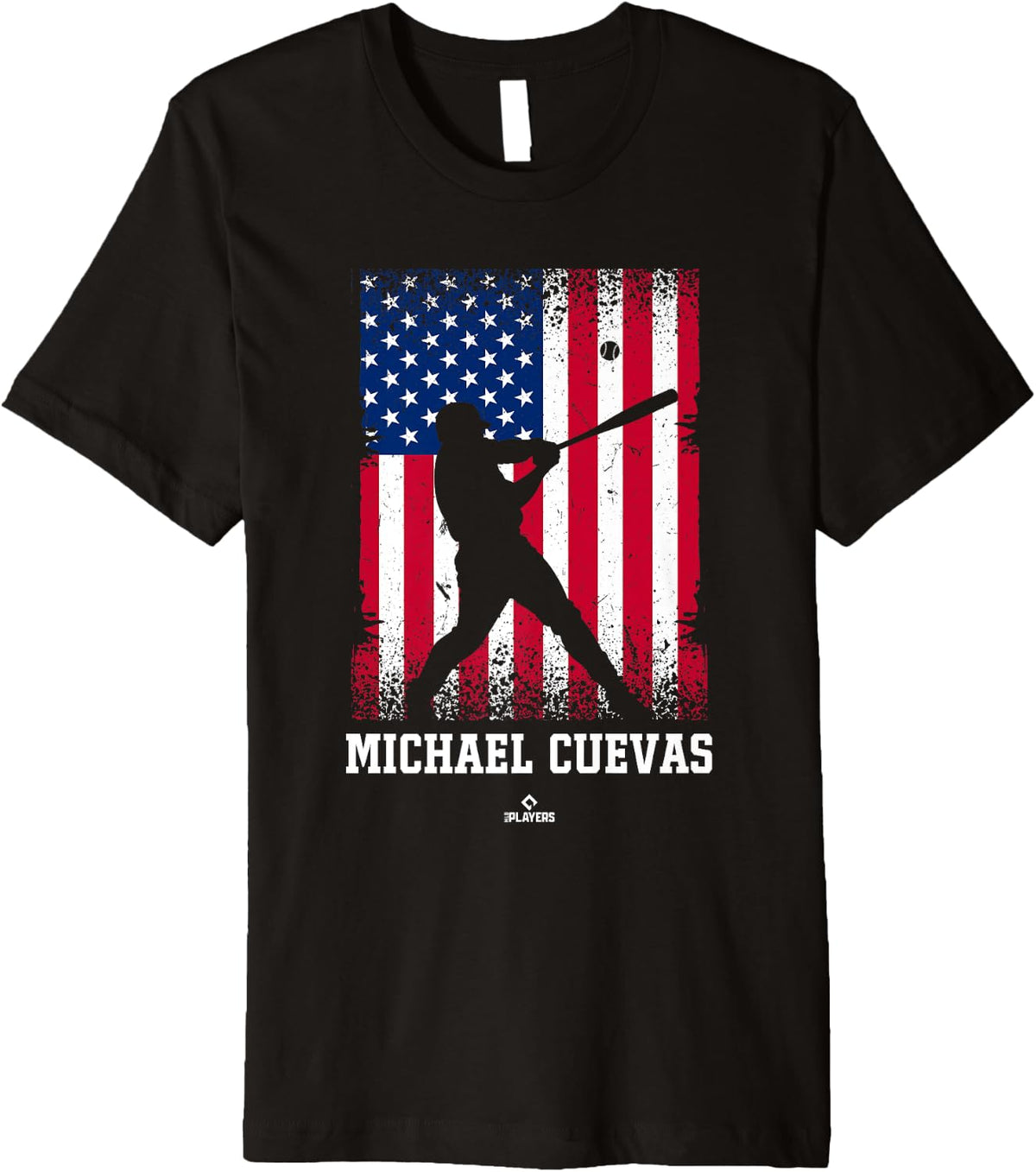 American Flag Swing Michael Cuevas Prospect Baseball Fan Premium Apparel | Trending 2025
