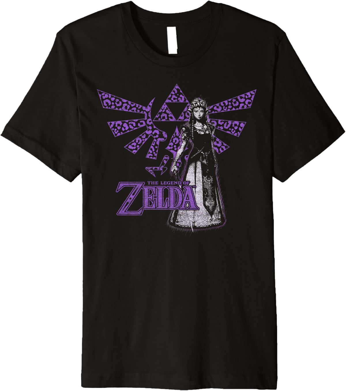 The Legend of Zelda Purple Cheetah Print Hyrule Princess Premium Apparel Streetwear Style Gift Ready