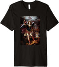 Archangel Michael Painting Miguel Arcangel Saint Michael Premium Apparel | Everyday Casual Wear