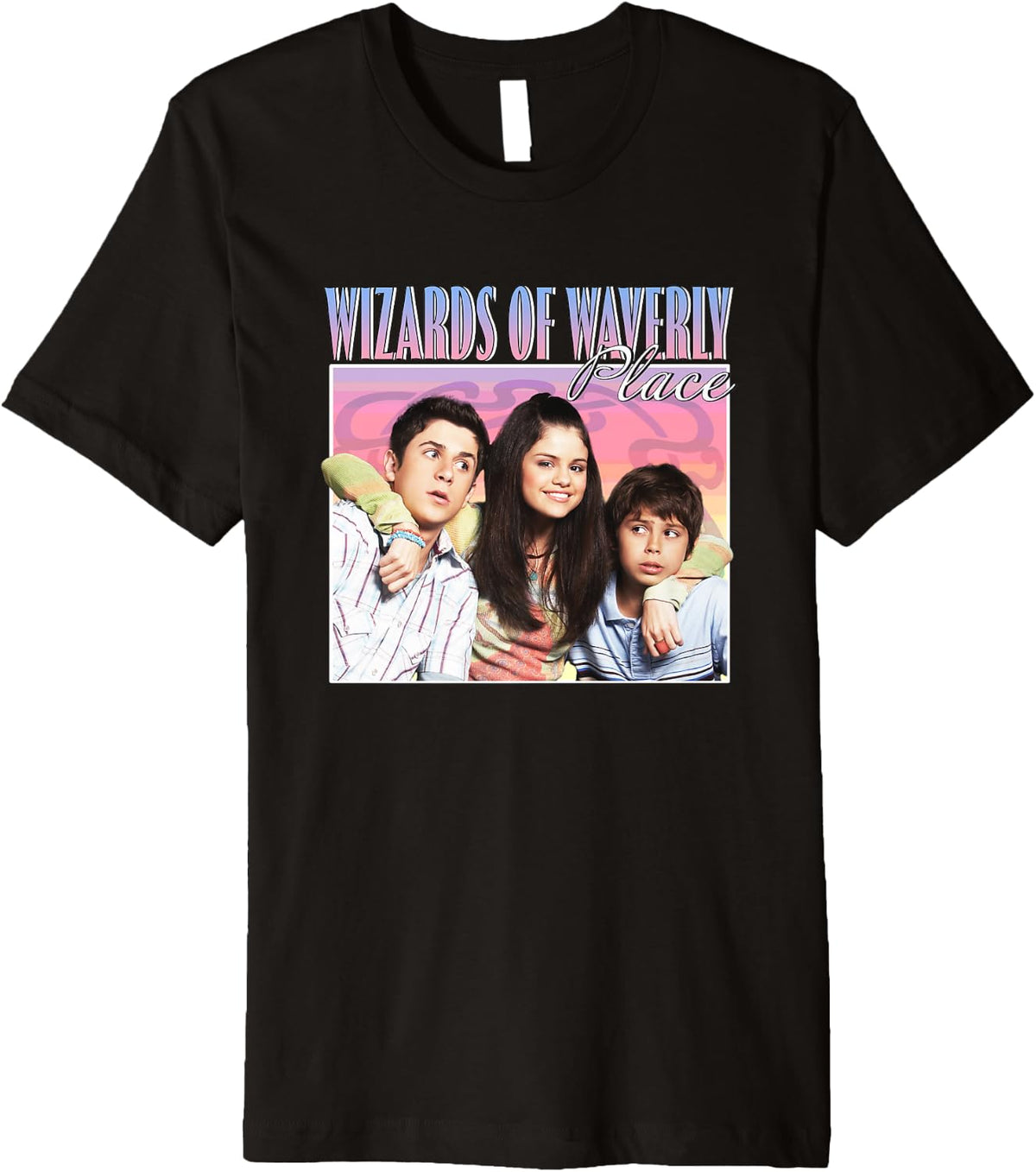 Disney Wizards of Waverly Place Russo Siblings Retro Poster Premium Apparel | US Viral Pick | Daily Wear Essential