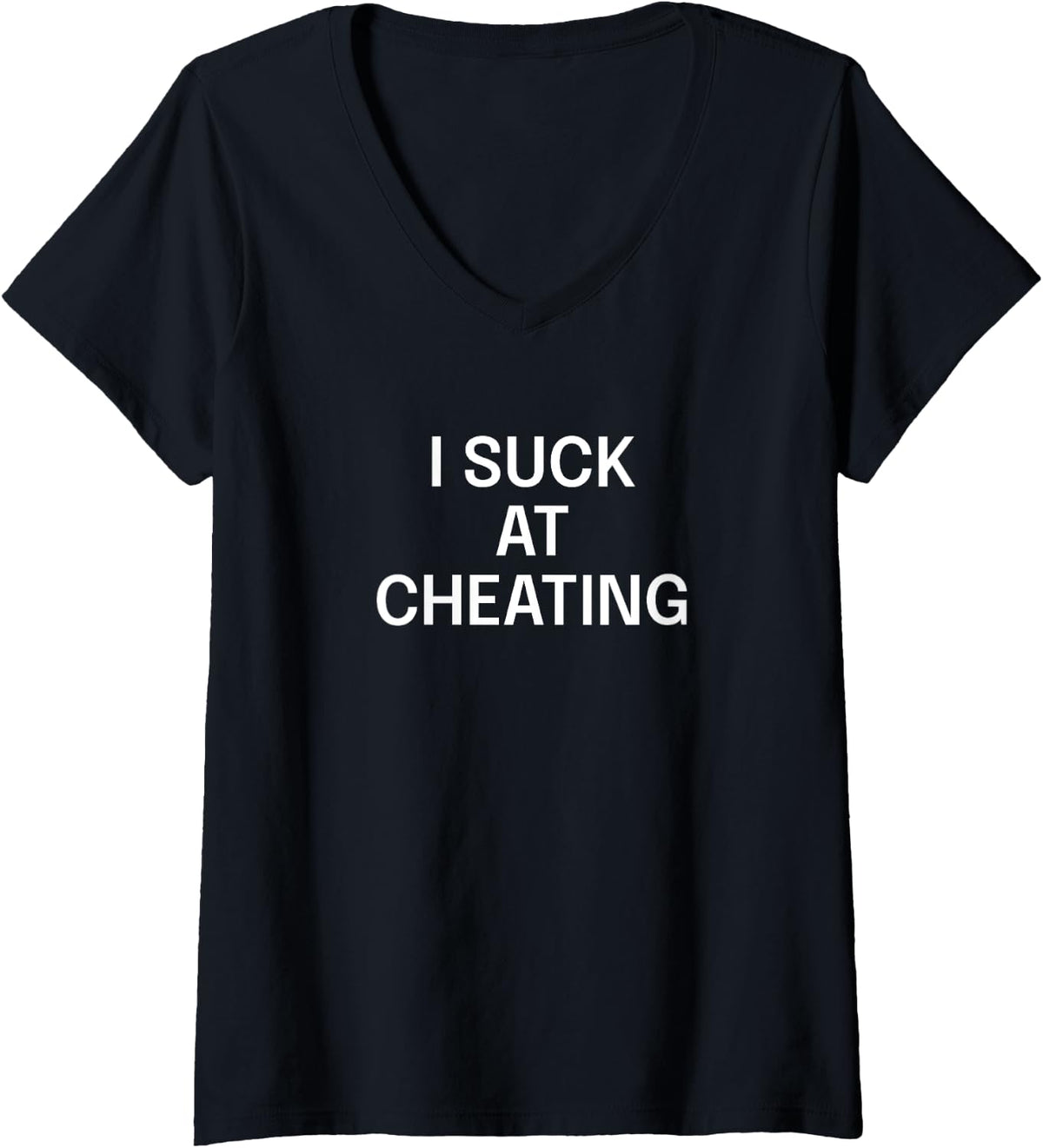 I Suck At Cheating Family Game Night No Cheat Table Games V Neck Apparel High Search Demand Gift Ready