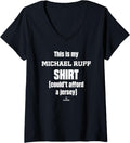 Womens This Is My Shirt Michael Ruff Prospect Baseball Fan Gear V-Neck T-Shirt | Viral Streetwear Style