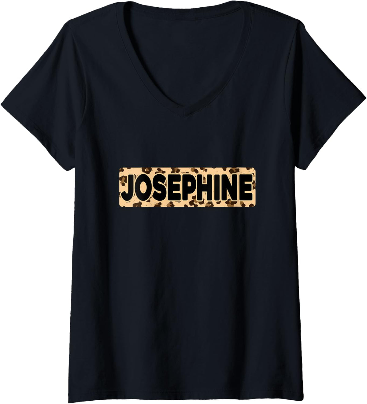 Funny Josephine Leopard Print Personalized Name Josephine V Neck Apparel Trending US Everyday Wear
