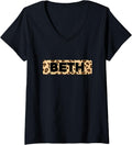 Funny Beth Leopard Print Personalized Name Beth V Neck Apparel Streetwear Style Fan Favorite
