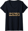 Funny Patrice Leopard Print Personalized Name Patrice V Neck Apparel Trending US Everyday Wear