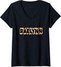 Funny Raelynn Leopard Print Personalized Name Raelynn V Neck Apparel High Search Demand Gift Ready