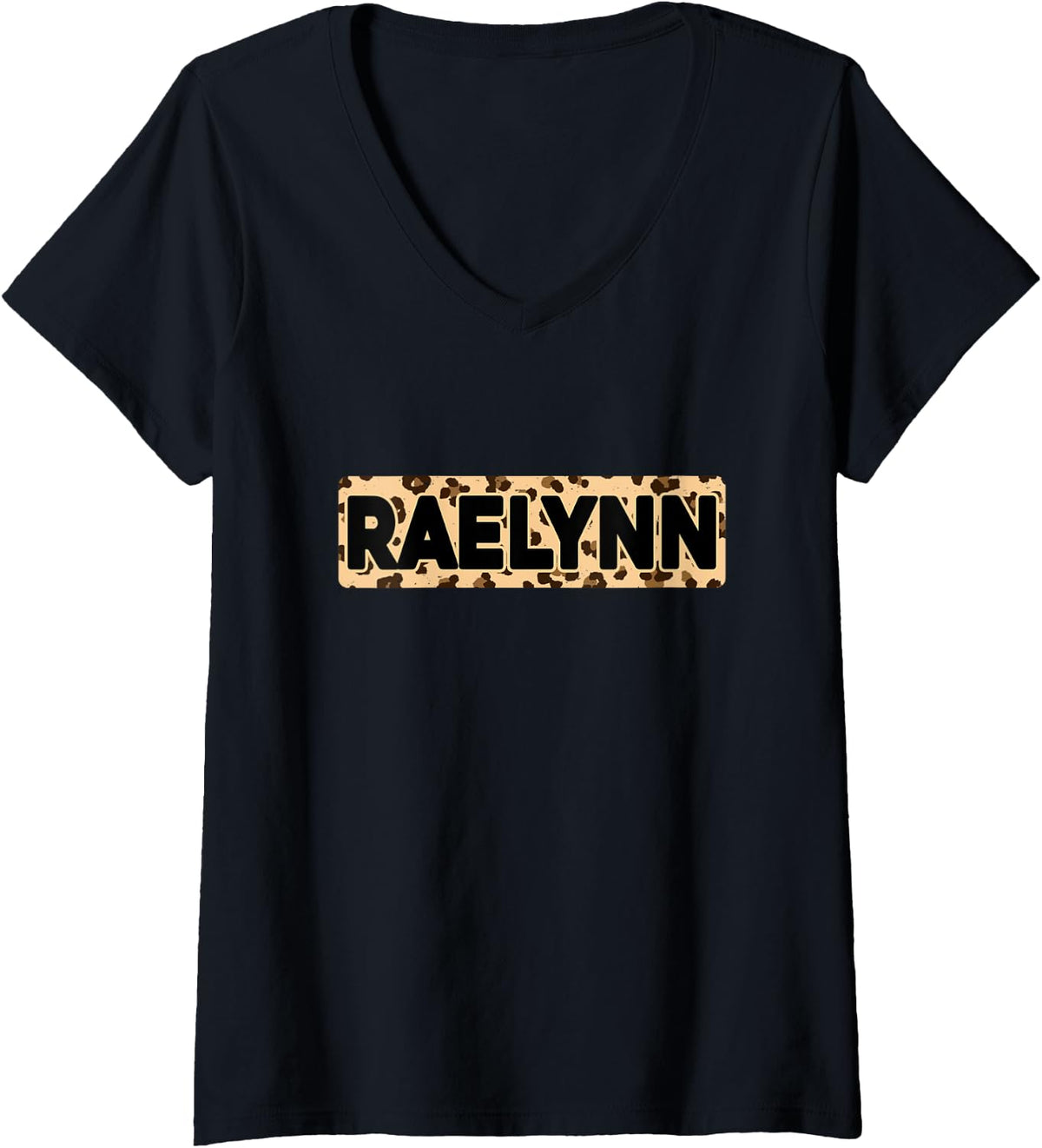 Funny Raelynn Leopard Print Personalized Name Raelynn V Neck Apparel High Search Demand Gift Ready