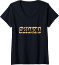 Funny Cassandra Leopard Print Personalized Name Cassandra V Neck Apparel Premium Print US Top Pick