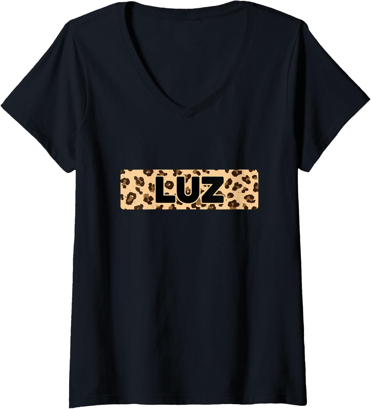 Funny Luz Leopard Print Personalized Name Luz V Neck Apparel Trending US Fan Favorite