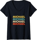 Michael Name V-Neck Apparel | Premium Quality