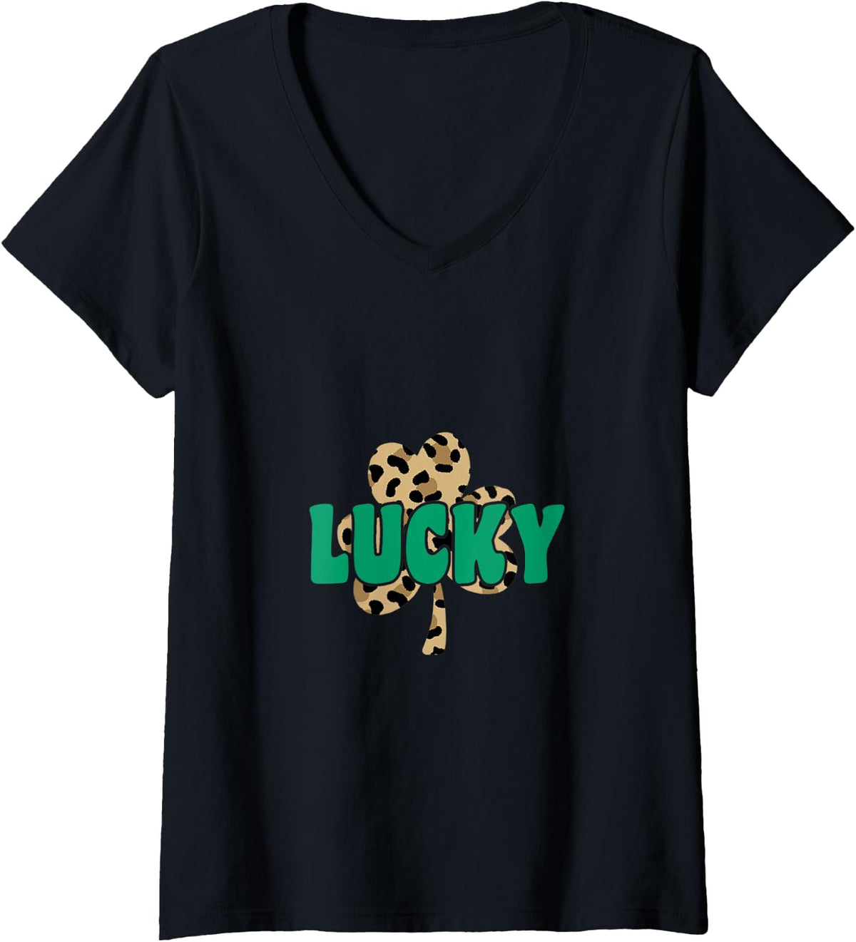 St Pats Lucky Cheetah V Neck Apparel High Search Demand Hot Right Now