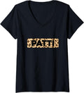 Funny Patti Leopard Print Personalized Name Patti V Neck Apparel Streetwear Style Everyday Wear