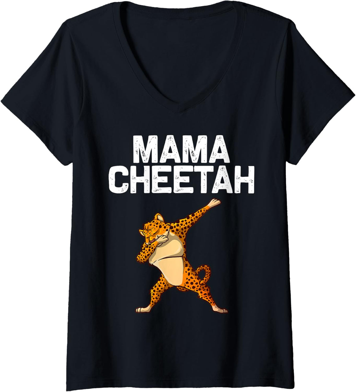 Womens Cool Cheetah For Women Mom African Safari Wildlife Animal V Neck Apparel Streetwear Style Hot Right Now