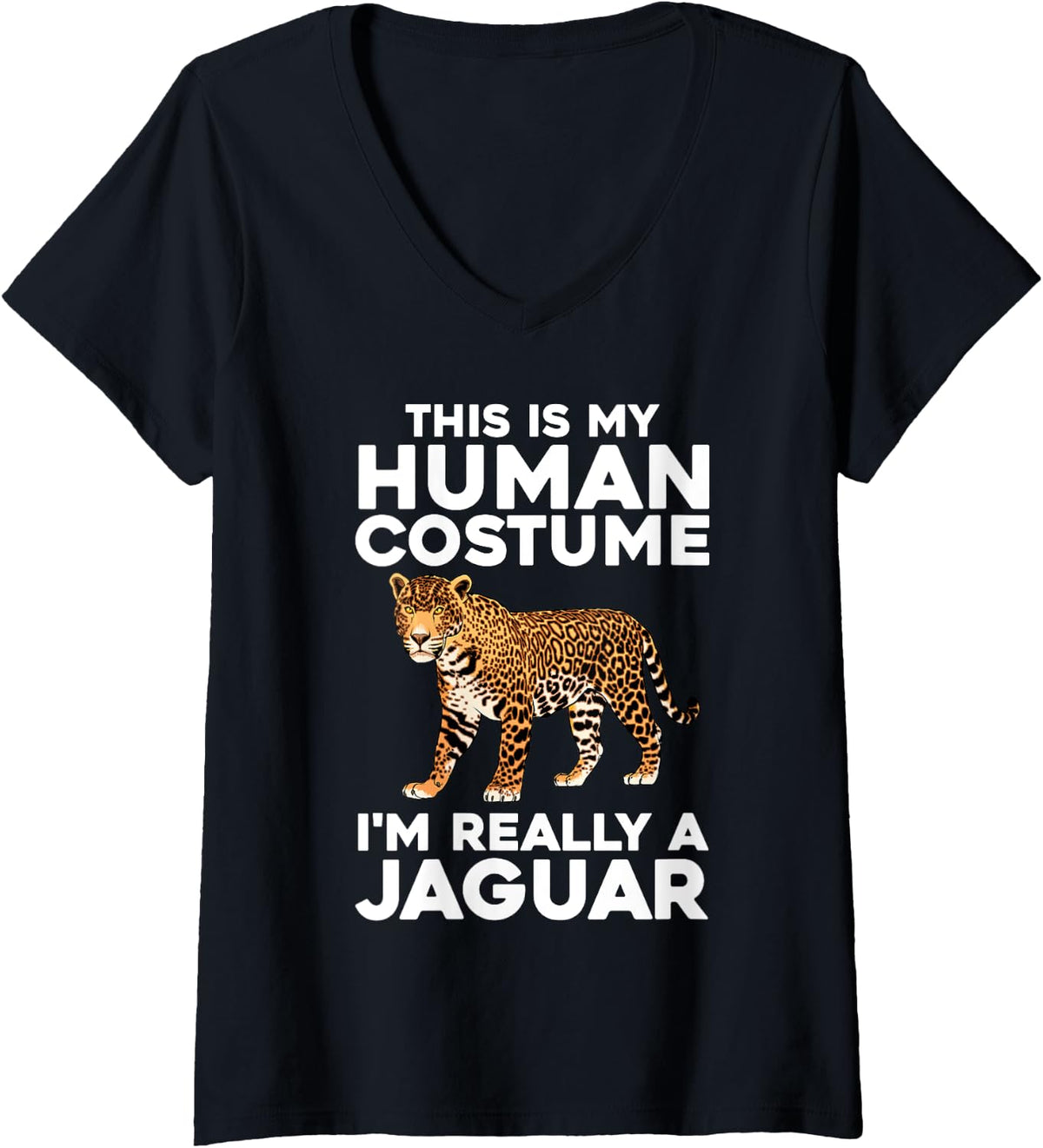 Womens Cool Jaguar Design For Men Women Kids Cheetah Jaguar Lover V Neck Apparel Streetwear Style Hot Right Now