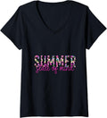 Womens Summer State of Mind Cheetah Print V Neck Apparel Viral TikTok Find Best Seller Look