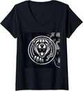 Womens Exotic Cheetah Cat And Wild Cheetah Background Safari Animal V Neck Apparel Trending US Hot Right Now