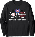 American Glasses Michael Trautwein Prospect Baseball Fan Long Sleeve Apparel | Everyday Casual Wear