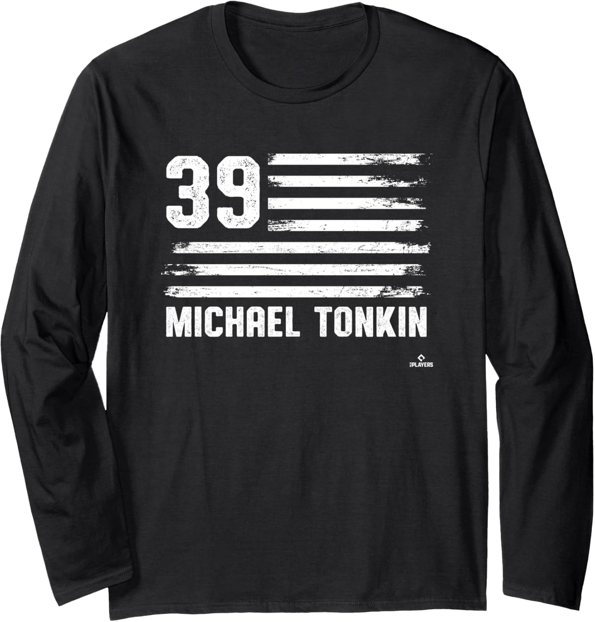 Flag Stripes Michael Tonkin Minnesota Baseball MLBPA Long Sleeve Apparel | US Best Seller