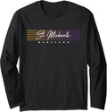 St. Michaels Shirt Nostalgic Retro Style Maryland Long Sleeve T-Shirt | Perfect Gift Idea