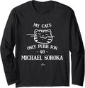 Cat Lovers for Michael Soroka Atlanta MLBPA Long Sleeve Apparel | Trending 2025