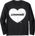 Distressed Heart Michael Limoncelli Prospect Baseball Fan Long Sleeve Apparel | Trending 2025