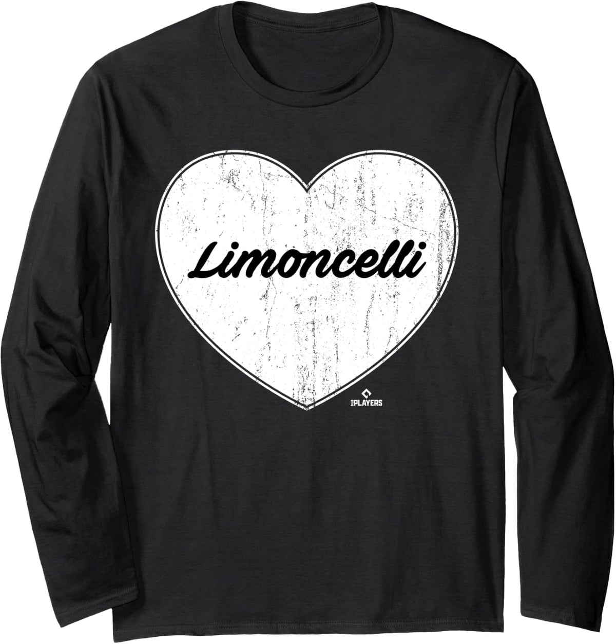 Distressed Heart Michael Limoncelli Prospect Baseball Fan Long Sleeve Apparel | Trending 2025