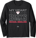 My Heart Beats for Michael Berglund Prospect Baseball Fan Long Sleeve Apparel | Premium Quality