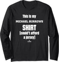This Is My Shirt Michael Burrows Prospect Baseball Fan Gear Long Sleeve T-Shirt | Trending 2025