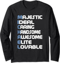 Michael Name Letters for Michael Long Sleeve Apparel | Viral Streetwear Style