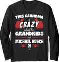 Grandma Crazy for Michael Busch Chicago Baseball MLBPA Long Sleeve Apparel | Everyday Casual Wear