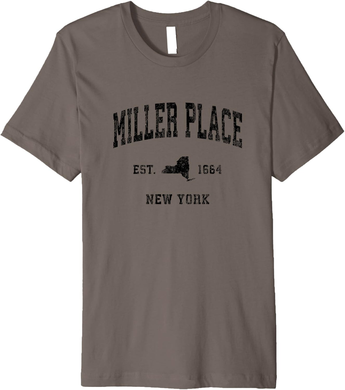 Miller Place New York NY Vintage Athletic Black Sports Desig Premium Apparel | Premium Quality | Aesthetic Casual Look