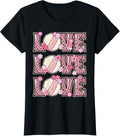 Love Cricket Lover Outfit Women Teen Girls Kids Cute Cricket T Shirt High Search Demand Gift Ready