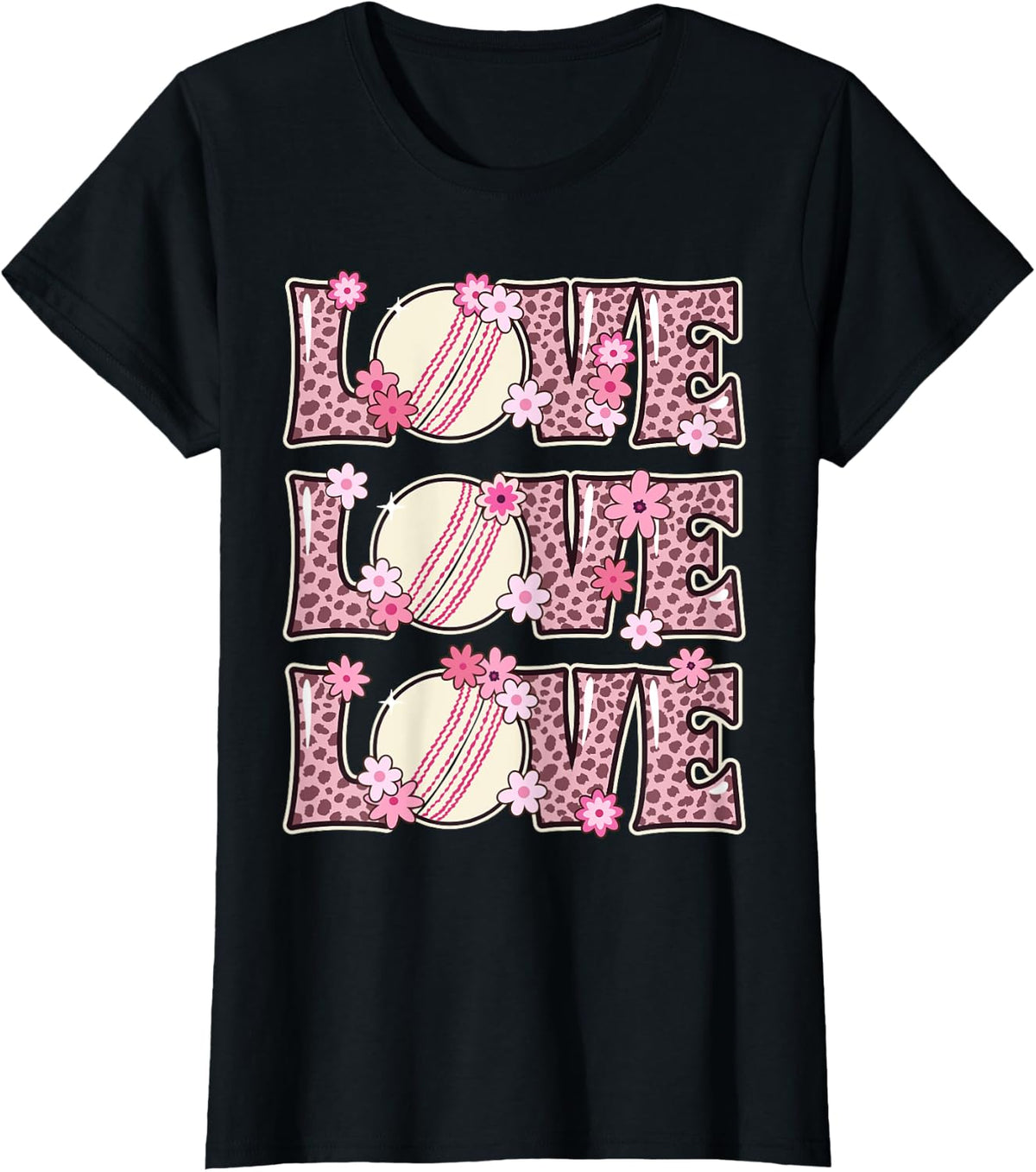 Love Cricket Lover Outfit Women Teen Girls Kids Cute Cricket T Shirt High Search Demand Gift Ready
