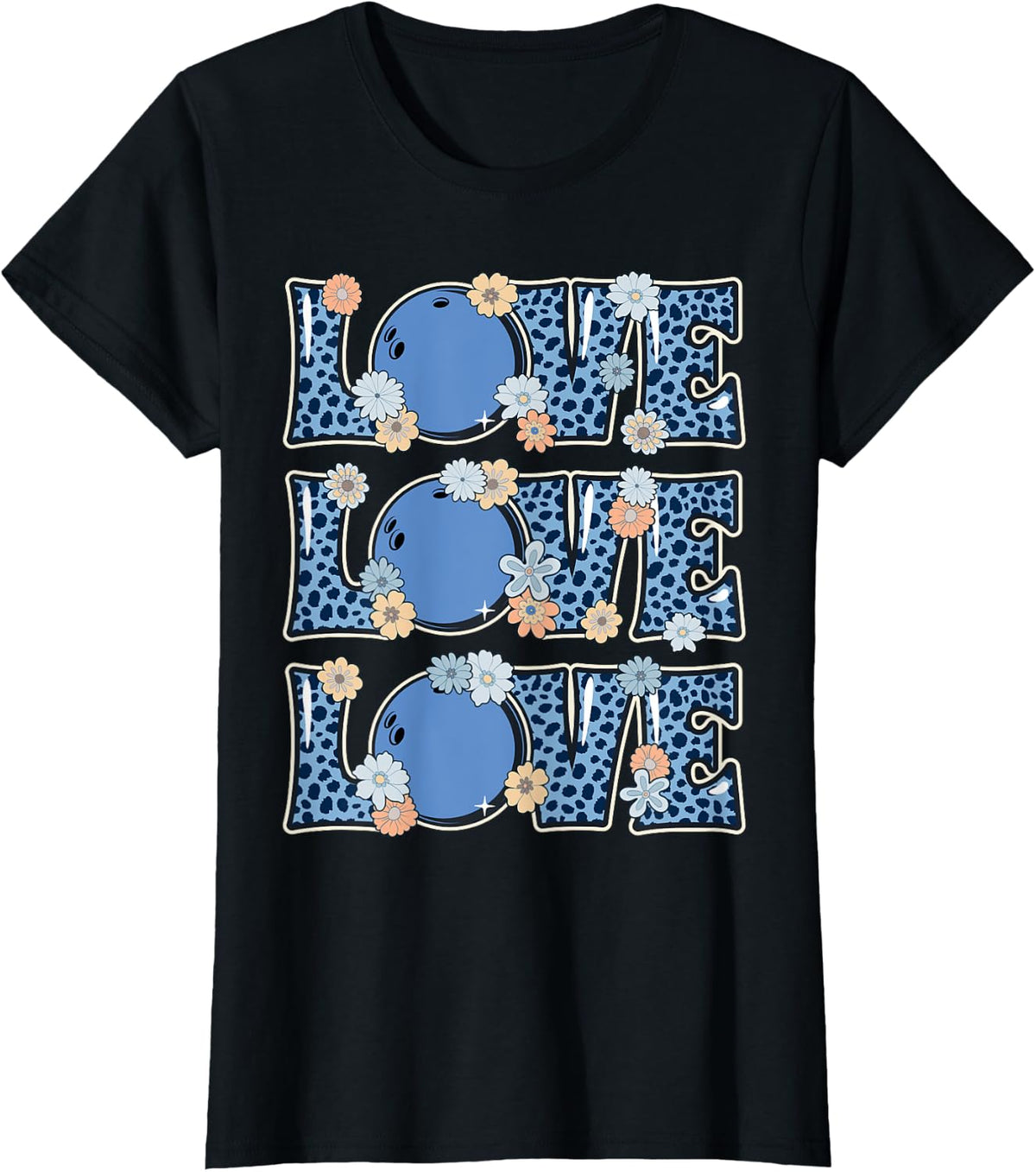 Love Bowling Lover Outfit Women Teen Girls Kids Cute Bowling T Shirt Premium Print Best Seller Look