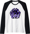 Lions Purple Black Cheetah School Sports Fan Team Spirit Raglan Baseball Tee T Shirt High Search Demand US Top Pick