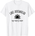 Lake Arrowhead My Happy Place CA Boating Fishing Sailing Apparel | US Viral Pick | Daily Wear Essential